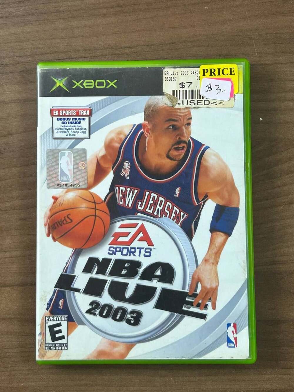 NBA Live 2003 Microsoft Original Xbox 2002 NTSC EA Sports Game Case & Booklet